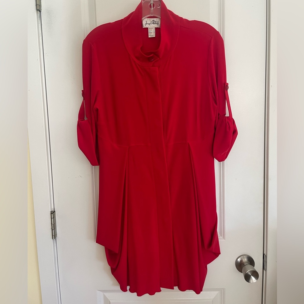 Joseph Ribkoff Vibrant Red Blouse